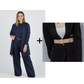 🔥 Conjunto Elegante de 3 Piezas – Cardigan Largo, Top y Pantalón para Estilo y Comodidad Todo el Día 💞✨