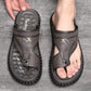 ATMUNGSAKTIVE OUTDOOR-SANDALEN AUS WEICHEM LEDER IN ÜBERGRÖSSEN FÜR HERREN