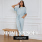 🌸Nuovo arrivo 50% di sconto💖 Set top e pantaloni casual morbidi da donna
