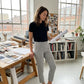 👖🔥 50% OFF POR TIEMPO LIMITADO | Pantalones Elásticos de Talle Alto para Mujer ✨ Con Bolsillos con Cremallera, Cómodos y Favorecedores para Uso Diario