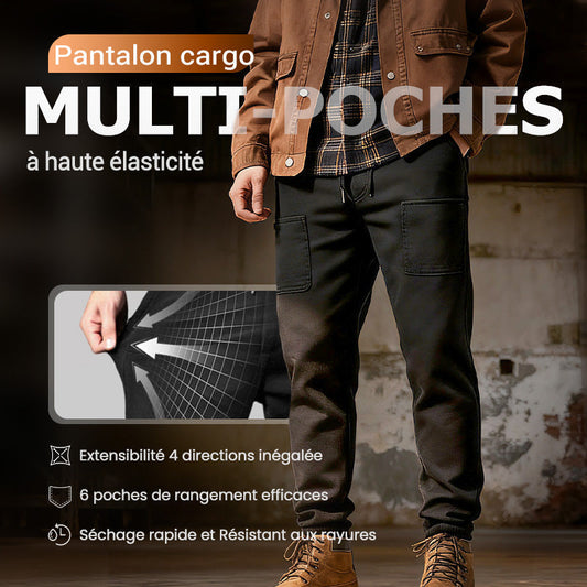 🔥👖 ¡OFERTA 50% OFF! Pantalones Cargo de Cintura Alta con Elasticidad y Múltiples Bolsillos – Comodidad, Estilo y Funcionalidad Todo el Día 💼✨
