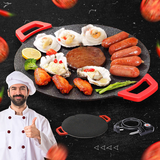 ⏳Offerta speciale a tempo limitato⏰Padella elettrica antiaderente per grigliare in casa🍳