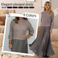 💕Sconto del 50% per un periodo limitato💕Maglione a maniche lunghe da donna e abito con gonna a pieghe