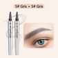 💥COMPRA 1 RECIBE 1 GRATIS🎉Lápiz de cejas de alta calidad 3D impermeable microblading 4 punta de tenedor lápiz de tatuaje