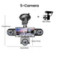 ⏰🔥 ¡OFERTA 50% OFF! 🚗📹 Cámara de Tablero HD 1080P con 5 Cámaras – Protección Total 360°, Visión Nocturna y Seguridad para tu Vehículo 🛡️✨