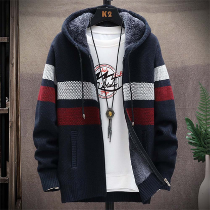 Maglione a righe da uomo-Spedizione gratuita