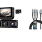 🔥 ¡51% de descuento hasta agotar existencias! 🚗 Cámara para salpicadero Full HD 1080p con 4 cámaras y Wi-Fi