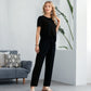 🌸Nuovo arrivo 50% di sconto💖 Set top e pantaloni casual morbidi da donna