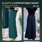 MODISCHE, PLISSIERTE HOSE MIT WEITEM BEIN