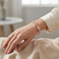 💝🔥 ¡COMPRA 1 Y LLEVA 1 GRATIS! | Pulsera Magnética de Cadena para Mujer ✨ Diseño Elegante en Oro Rosa con Cristales Brillantes, Regalo Perfecto para Cualquier Ocasión