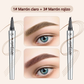 💥COMPRA 1 RECIBE 1 GRATIS🎉Lápiz de cejas de alta calidad 3D impermeable microblading 4 punta de tenedor lápiz de tatuaje