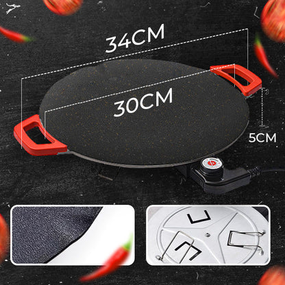 ⏳Offerta speciale a tempo limitato⏰Padella elettrica antiaderente per grigliare in casa🍳