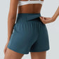 ✨️Hoch taillierte 2-in-1-Yoga-Shorts & Seitentaschen