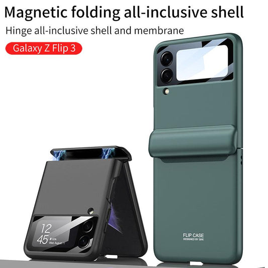Copertura rigida in plastica antivibrazione magnetica tutto incluso per Samsung Galaxy Z Flip4 Flip3 5G