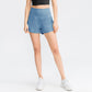 ✨️Hoch taillierte 2-in-1-Yoga-Shorts & Seitentaschen