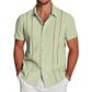 👕🔥 ¡OFERTA 50% OFF! Camisa de Manga Corta Hombre – Estilo Elegante y Casual
