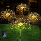🌞✨ 50% OFF POR TIEMPO LIMITADO | Luz Solar Decorativa de Fuegos Artificiales para Jardín 🌸 Iluminación LED Mágica sin Cables para Patio, Césped y Exterior