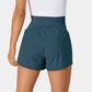 ✨️Hoch taillierte 2-in-1-Yoga-Shorts & Seitentaschen