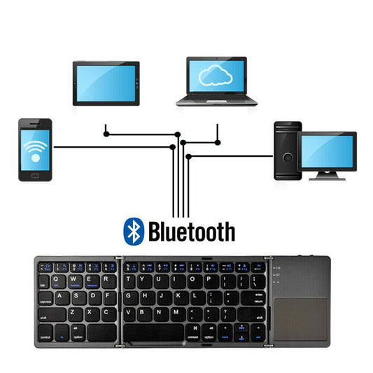 Faltbare drahtlose Bluetooth-Tastatur für Telefon