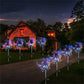 🌞✨ 50% OFF POR TIEMPO LIMITADO | Luz Solar Decorativa de Fuegos Artificiales para Jardín 🌸 Iluminación LED Mágica sin Cables para Patio, Césped y Exterior