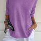 💖ULTIMO GIORNO DI SALDI 50% DI SCONTO🥰Maglia a V in tinta unita