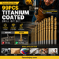 🛠️🔥 50% OFF POR TIEMPO LIMITADO | Juego de 99 Brocas con Recubrimiento de Titanio ⚙️ Perforación Rápida y Precisa para Madera, Metal y Plástico