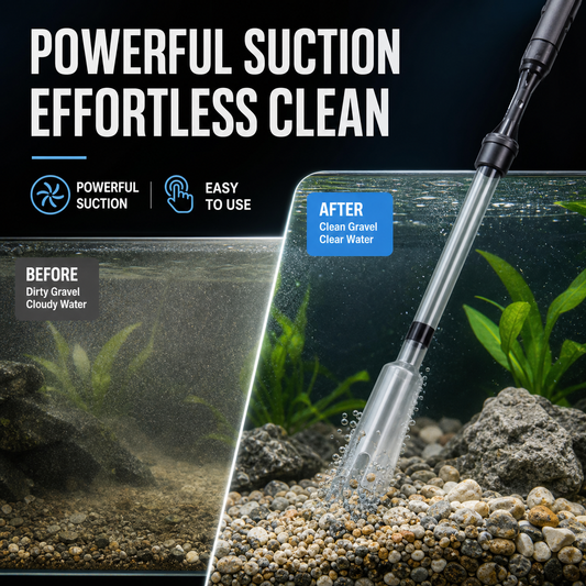 🐟🔥 50% OFF POR TIEMPO LIMITADO | Limpiador Eléctrico de Acuario Automático 🫧 Mantén el Agua Cristalina sin Esfuerzo y Sin Mojarte las Manos