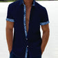 Saldi estivi - 49% OFF💥 --- Camicia casual da uomo con colletto scozzese-10