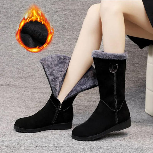 Warmes Geschenk - Lässige Thermo-Schneestiefel mit Plüsch für Damen