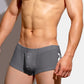 Klassische Herren-Boxershorts mit niedrigem Bund und 3D-Knopfverschluss