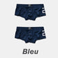 Klassische Herren-Boxershorts mit niedrigem Bund und 3D-Knopfverschluss