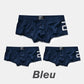 Klassische Herren-Boxershorts mit niedrigem Bund und 3D-Knopfverschluss