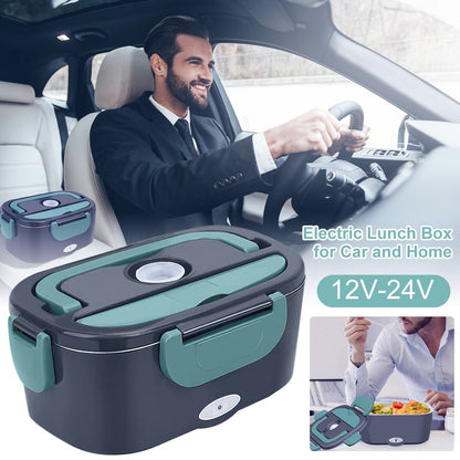 🍱🔥 ¡OFERTA 50% OFF! Fiambrera Eléctrica Portátil 3 en 1 – Calienta tu Comida en Coche, Oficina o Casa 🍲🚗✨