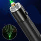 Luce laser a punto singolo rossa e verde