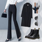 Damen High-Waist Stretch Micro-Flare Casual Hose