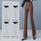 Damen High-Waist Stretch Micro-Flare Casual Hose