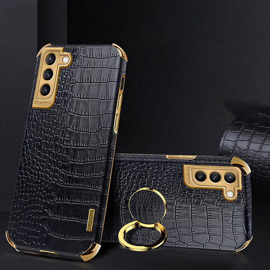 Crocodile PU Leather Magnetic Case for Samsung