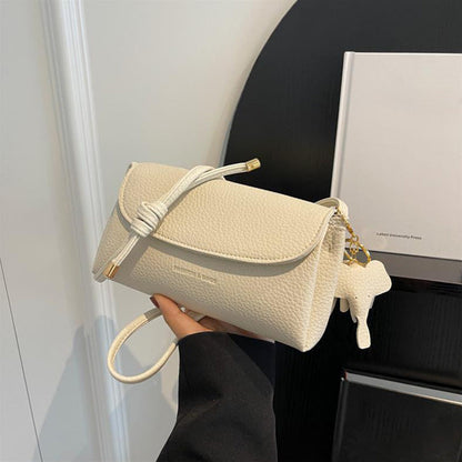 Borsa a tracolla di alta moda da donna con ciondolo a forma di elefante