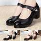 💖Kostenloser Versand💖Orthopädische Schuhe aus Leder mit Rautenknopf und weicher Sohle für Damen 【Bequem, rutschfest】