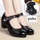💖Kostenloser Versand💖Orthopädische Schuhe aus Leder mit Rautenknopf und weicher Sohle für Damen 【Bequem, rutschfest】