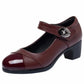 💖Kostenloser Versand💖Orthopädische Schuhe aus Leder mit Rautenknopf und weicher Sohle für Damen 【Bequem, rutschfest】