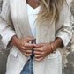 🌸Offerte speciali di primavera🌸 Camicia da donna in cotone e lino con apertura frontale Blaze