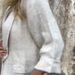🌸Offerte speciali di primavera🌸 Camicia da donna in cotone e lino con apertura frontale Blaze