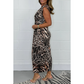 Abito Leopardo da Donna con Scollo Profondo a V