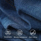 Jeans cargo elasticizzati a vita alta e gamba larga da donna