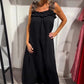 Lässiges ärmelloses Damen-Maxikleid mit Taschen