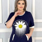 👗Schönes Kleid mit Aufdruck