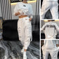 🌸Summer Special🌸 Top e pantaloni casual con stampa monogram da donna (set 2 pezzi)