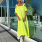 🏖️Summer Specials💃Maxi abito casual a spalla fredda da donna