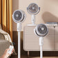 ❄️🔥 Ventilatore da pavimento a flusso d'aria silenzioso e a risparmio energetico alimentato via USB🍃